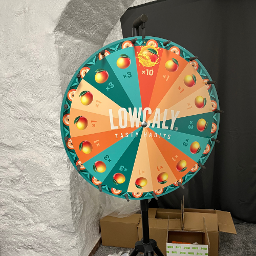 Lyckohjul med Lowcaly-design